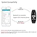 JUSTCOOL Fitness Tracker Heart Rate Monitor Wearable Smart Pedometer Bracelet Bluetooth
