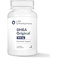 Life Enhancement DHEA Original - 100 mg DHEA Supplement with 10 mg Vitamin C- 60 Servings