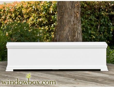 60 Inch Lancaster No Rot PVC Composite Deck Planter with Feet