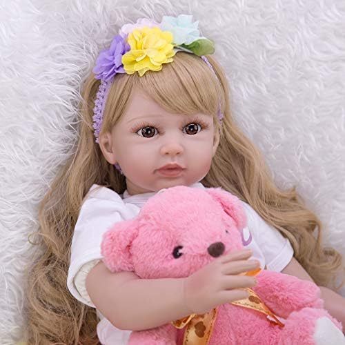 ベビードール 赤ちゃんのおもちゃ な新生児人形 長い巻き毛のプリンセス わいい子供のおもちゃ ソフト 手作り 等身大 シミュレーショ 赤ちゃん 癒し 服リアルな 可愛い リボーンドール キッズプレイメイトギフ 60センチ 3歳以上の子供に適しています Ospacp Org Ar