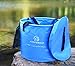 Freegrace Premium Collapsible Bucket -Multifunctional Folding Bucket -Perfect Gear For Camping, Hiking & Travel (Blue, 23L Upgraded)