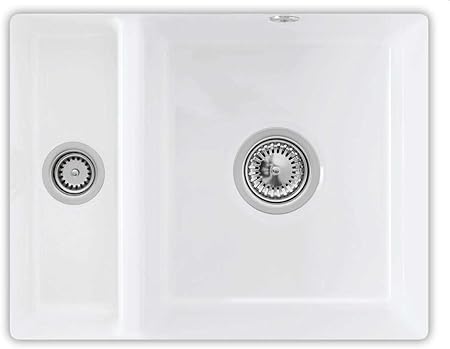 Villeroy & Boch Subway 60 XU Snow White Keramik Unterbau Spülbecken