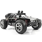 AHAHOO 1:12 Scale RC Cars 35MPH+ High Speed Off-Road Remote Control Vehicle 2.4Ghz Radio Controlled Racing Monster Trucks Rock Climber with LED Light Vision (Black) 