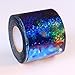 BORN PRETTY 1m Gradient Starry Sky Nail Foil Blue Holographic Paper Nail Manicure Sticker