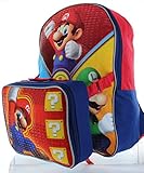 Nintendo Little Boys' Super Mario Backpack with Lunch Box