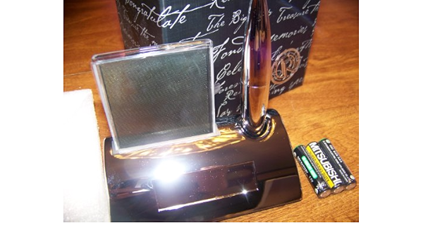  Things Remembered Gravity Pen Stand W Lighted Touch Clock Office Products