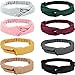 TecUnite 8 Pieces Knotted Headbands Stretchy Headbands Crochet Wraps Turban Head Wraps Hair Accessories for Women Girl, 8 Colors