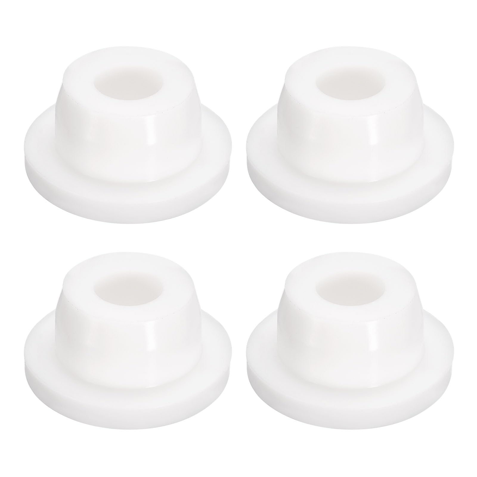 Photo 1 of uxcell 4 Pieces White Plug Holes, Waterproof Rubber Button Plug for 19mm / 0.75" Hole