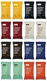 RxBar Real Food Protein Bars Variety Pack, 8 Flavors w/ NEW Maple Sea Salt (Pack of 16)