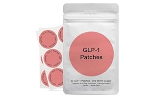 WAJ GLP-1 Patch -8-Hour Long-Lasting Formula Support - Suitable for Men and Women's Body Care Patches - can be Applied to Various Parts of The Body （30 Count） (1)