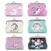 Elesa Miracle 6pc Women Girl Unicorn Coin Purse Clutch Pouch Wallet Value Set