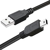 SCOVEE Camera USB Cable Cord for Canon Rebel/PowerShot/EOS/DSLR/ELPH Digital Cameras,Transfer Wire Data Cable for Canon Rebel Camcorder,Vixia PC Computer Interface Replacement Mini B USB (3ft)