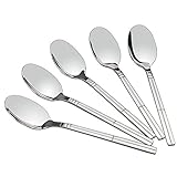 Saedy Stainless Steel Dessert Spoons, 6.7 Inches, 12-piece