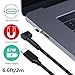 USB C Magnetic Charger Charging Cable USB-C to MagSafe Magnetic Adapter for MacBook Pro, MacBook Air, iPad Pro and Other USB-C Laptops and Smartphones - Support Up to 4.3A 87W