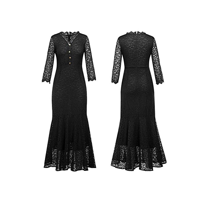 NoonSunshine dresses New Women's Casual VNeck Floral Wedding Party