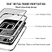 iPhone X Case, iPhone Xs Case, ZHIKE Magnetic Adsorption Case Metal Frame Tempered Glass Back with Built-in Magnet Cover [Support Wireless Charging] for Apple iPhone 10/X/XS (Clear White)