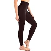 Leafigure High Waisted Leggings for Women- Soft No See-Through Yoga Pants for Gym Workout Running