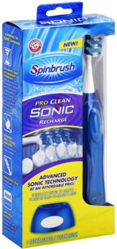 Arm & Hammer Truly Radiant Spinbrush SONIC Recharge (Pack of 2) Blue