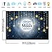 Mocsicka Twinkle Star Baby Shower Backdrop 7x5ft Love You to The Moon and Back Gender Reveal Photo Booth Backdrops Twinkle Twinkle Little Star Newborn Baby Photography Background
