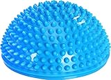 Utopia Fitness Hedgehog Style Balance Pod (Blue, Single Pack) - Inflated Stability Wobble Cushion - Exercise Fitness Core Balance Disc - Perfect for Home and Gym Use - by