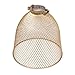 Rustic State Industrial Retro Style Mesh Wire Cage for Pendant Ceiling Lamp (Gold)