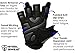Steel Sweat Workout Gloves - Best for Weightlifting Gym Fitness Training and Crossfit – Made for Men and Women who Love Lifting Weights and Exercise - Leather SCARR Black Large