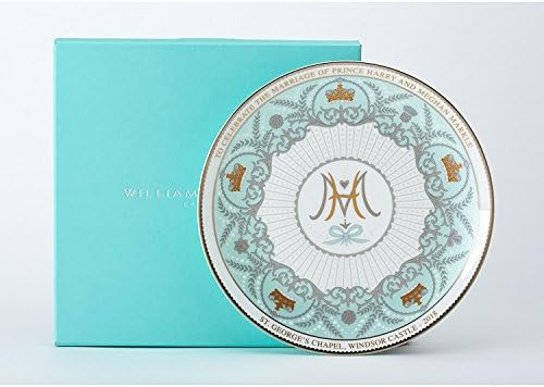 William Edwards H.R.H. Prince Harry & Meghan Markle Royal Wedding 19th May 2018 - The Royal Wedding Collection : Commemorative Fine Bone China Plate 21cm Diameter