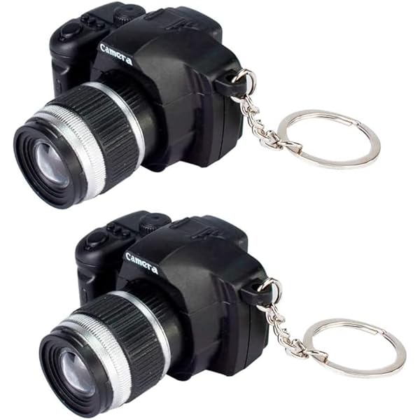 小物 Digital Camera Keychain JJLFresheners Camera Keychain with Sound, Key Ring Decor Bag