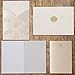 Wishmade Ivory Laser Cut Wedding Invitations Cards kits With Lace Sleeve Flower Pocket Design Cardstock 50 Pieces for Bridal Shower (pack of 50pcs)