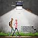 Luposwiten Solar Lights Outdoor 28 LEDs Motion Sensor Wireless Waterproof Security Light, Solar Lights for Patio, Yard, Driveway, Garage, Pathway, 2 Pack