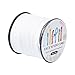 Pandahall 98Yard 90m/roll 3x1.4mm Faux Suede Cord String Leather Lace Beading Thread Suede Lace Double Sided with Roll Spool 295feet White