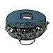 Elf Stor 1017 30-Inch Artificial Wreath Storage Bag, Durable Canvas Green Holiday Christmas Wreath Tote 8 Inches Thick