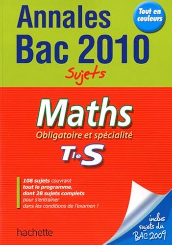Download Maths Tle S obligatoire et spécialité : Sujets PDF