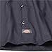 Dickies Men's Short Sleeve Industrial Work Shirt, Dark Charcoal, X-Large
