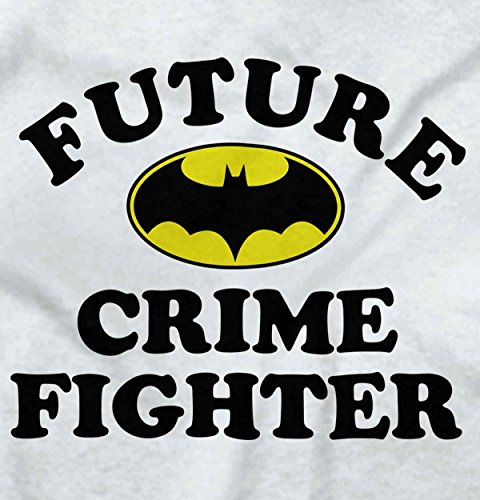 Future Crime Fighter Funny Batman Cute Baby DC Comic Nerd Romper Bodysuit