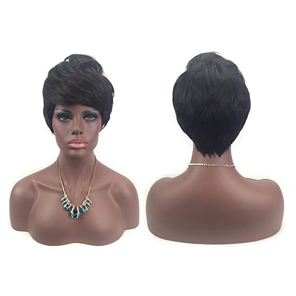 Frcolor European And American Wig Short Hair Short Straight Hair