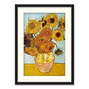 Black Framed Famous Painting Home Artwork for Living Room Bedroom