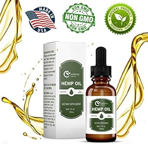 Hemp Oil Drops for Both Male and Female (350MG) Best for Pain Relief Stress Anti-Anxiety Pure Seed Organic Extract, All Natural in Full Spectrum Oil …