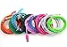 Costyle 10pcs Braided Fabric 6 Feet FT 2M Micro USB 2.0 Data Sync Charging Cable Cord Compatible for Samsung Galaxy Note 5, S7, HTC One -Black White Pink Hot Pink Purple Blue Yellow Green Red Orange