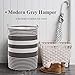 Haundry Collapsible Laundry Basket, 22 inch Tall Large Round Laundry Hamper for Clothes Storage