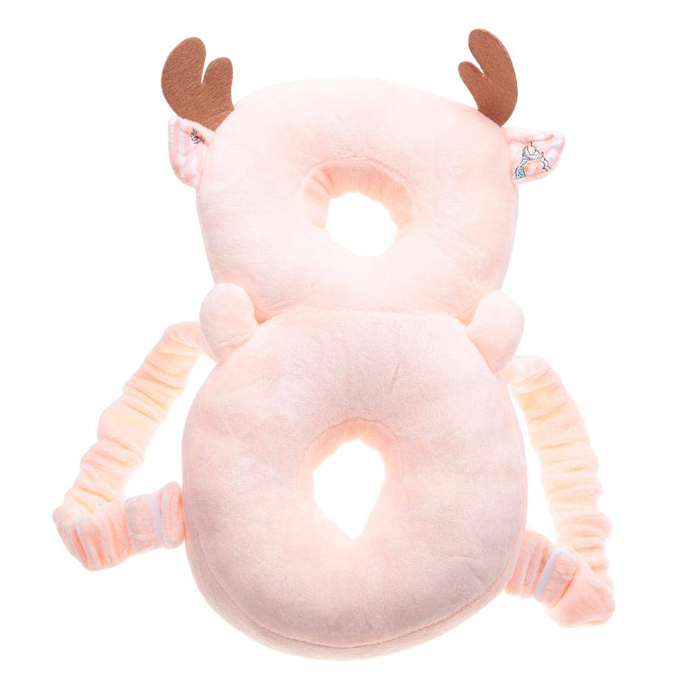 Coussin De Securite Oreiller De Securite Doux Mignon Coussin De Protection Reglable De Tete De Bebe Pink Matelas Et Linge De Lit Cuisine Maison Centroarco Com