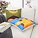 YOUR SMILE Children Series Cotton Linen Cute Animal Decorative Throw Pillow Case Cushion Cover Pillowcase for Sofa 18 x 18 Inch, Set of 4
