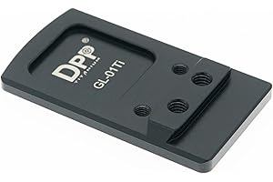 DPP Titanium Rear Sight Dovetail Mount Compatible with Glock Non MOS Vortex Venom & Viper, Burris Fastfire, Docter
