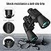 Mieuxbuck 10x50 Binoculars for Adults - BAK4 Prism FMC Lens with Low Light Vision - Powerful Large Eyepiece Binoculars for Bird Watching, Hunting, Wildlife