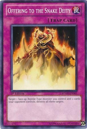 Yu-Gi-Oh! - Offering to the Snake Deity (RYMP-EN085) - Ra Yellow Mega-Pack - 1st Edition - Common