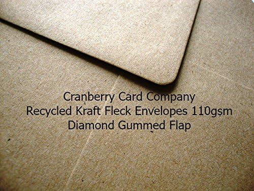 Cranberry Card Company C5 Kraft Envelopes (25)