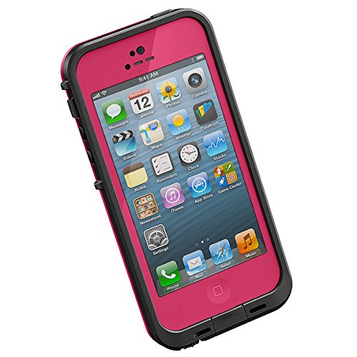New Waterproof Shockproof Dirtproof Snowproof Protection Case Cover for Apple Iphone 5 Rose Red