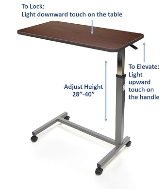 Invacare over-,the-,bed table (091536194417)