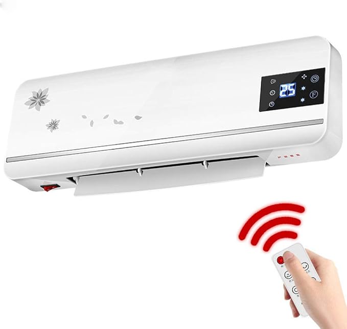 Calentador De Ventilador Eléctrico Pared Con Control Remoto