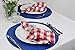 DII Decorative Buffet Basics Napkin Ring Set, Coastal Crab, 12 Count